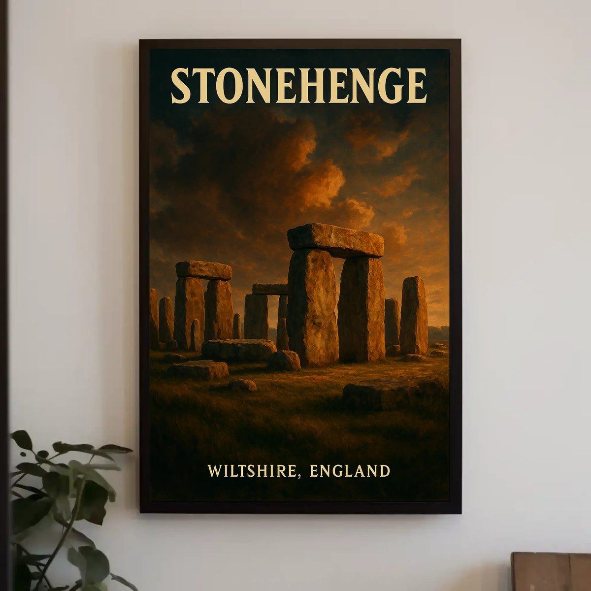 Stonehenge Vintage British Heritage Collectors Poster