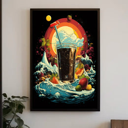 Refreshing Waves Poster