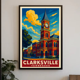 Clarksville, Tennessee Poster