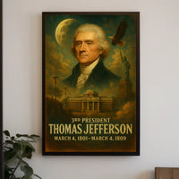 Thomas Jefferson Neoclassical Realism Collector Poster
