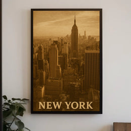 New York City Skyline Poster