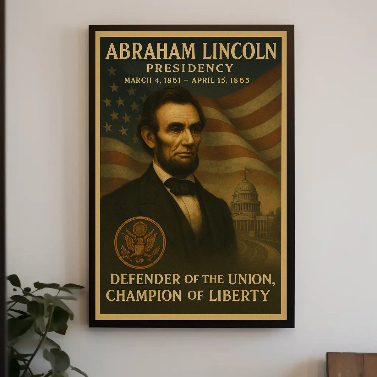 Abraham Lincoln: Defender of the Union Historical Poster
