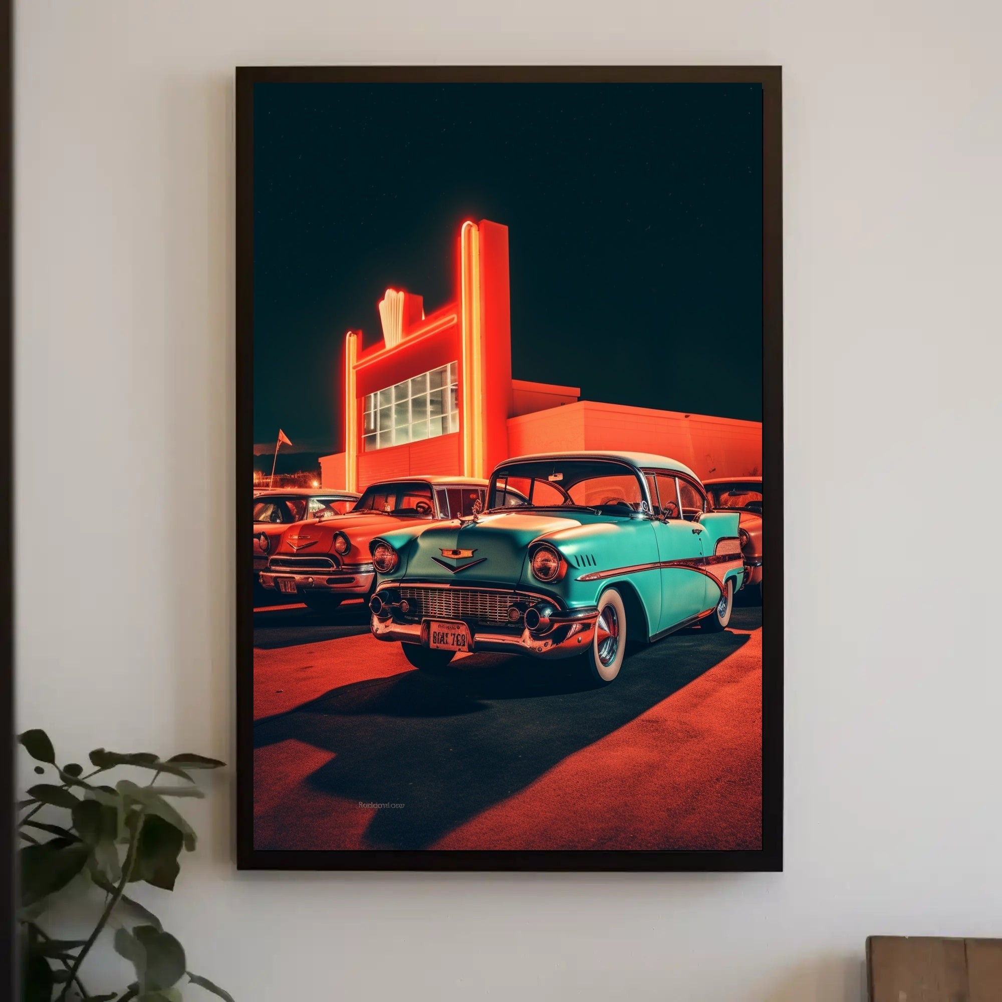 Neon Nostalgia Poster