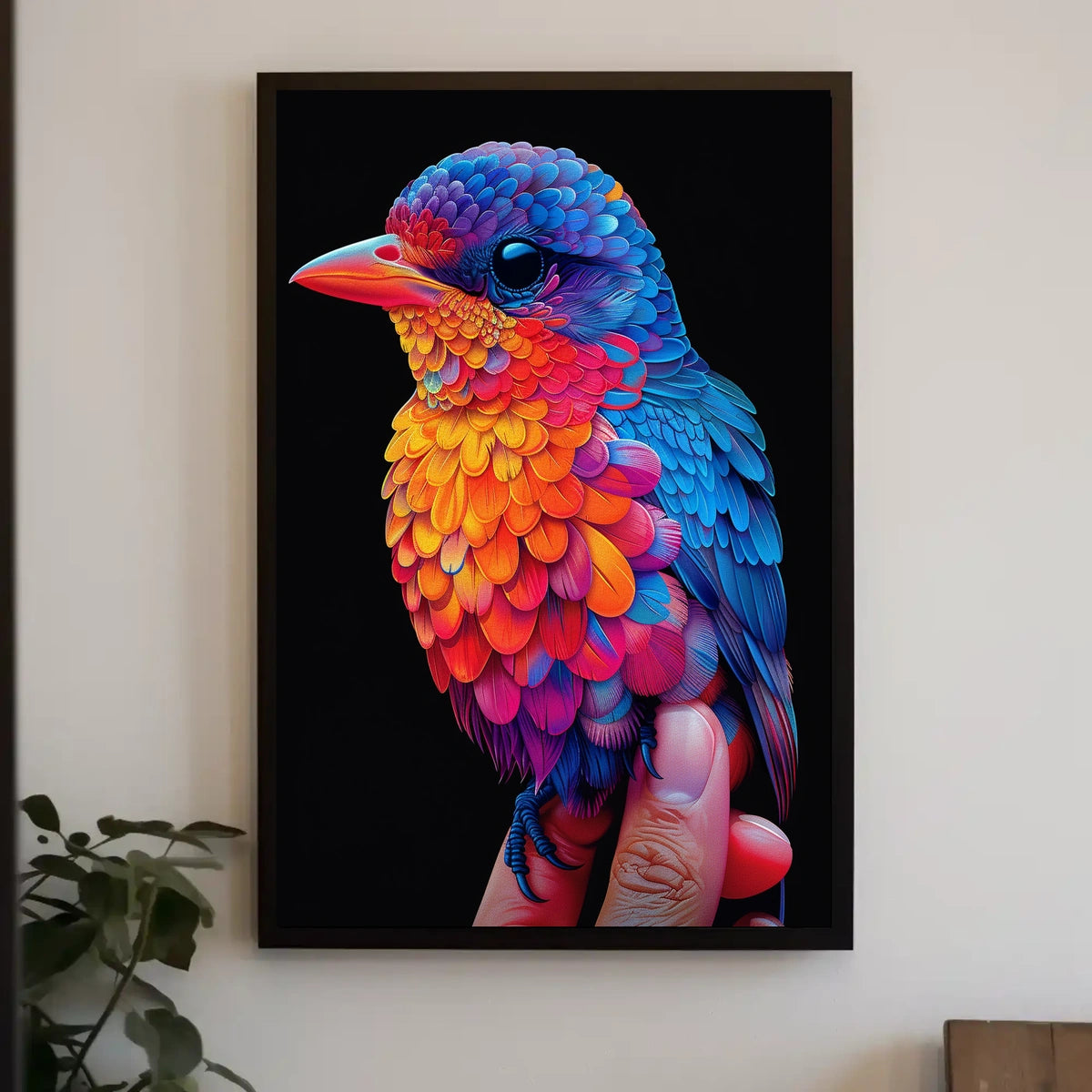 Vibrant Bird Of Paradise Poster