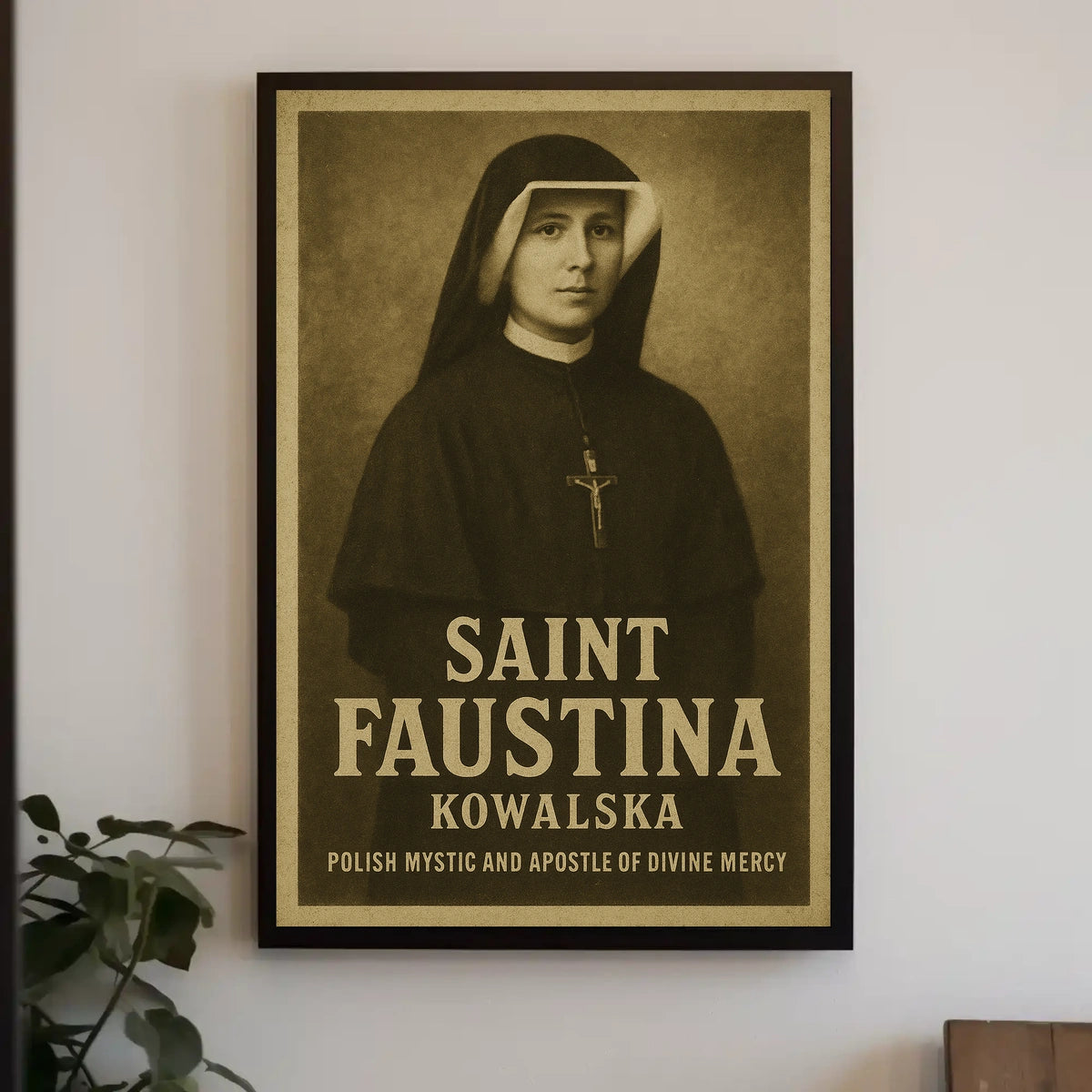 Saint Faustina Kowalska Poster