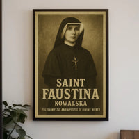 Saint Faustina Kowalska Poster