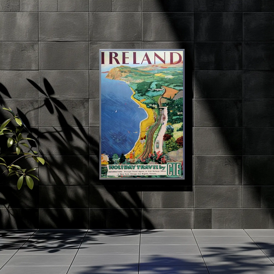 Vintage Poster - Ireland Holiday Travel