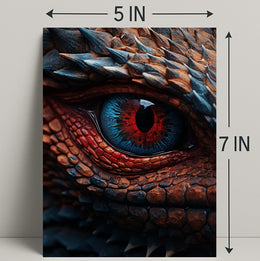 DragonS Gaze Poster