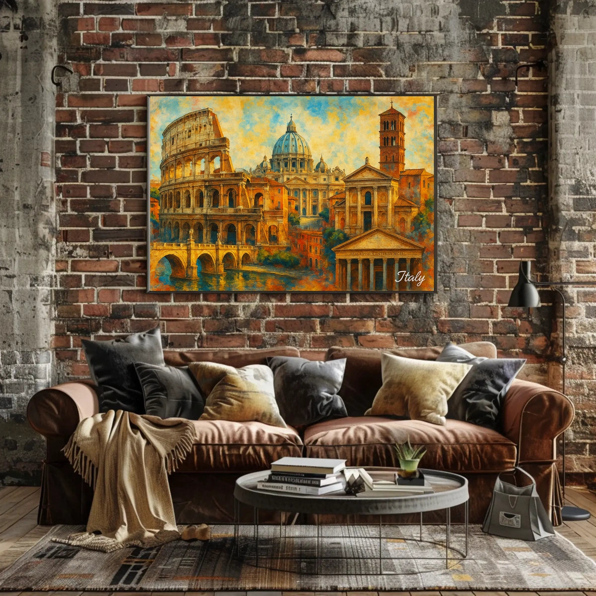 Timeless Italy Impressionism Travel Poster