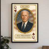 Portrait Of The 46th President Of The United States Poster