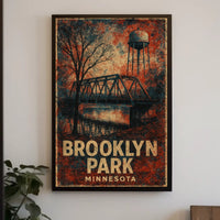 Brooklyn Park Minnesota Urban Photography Poster