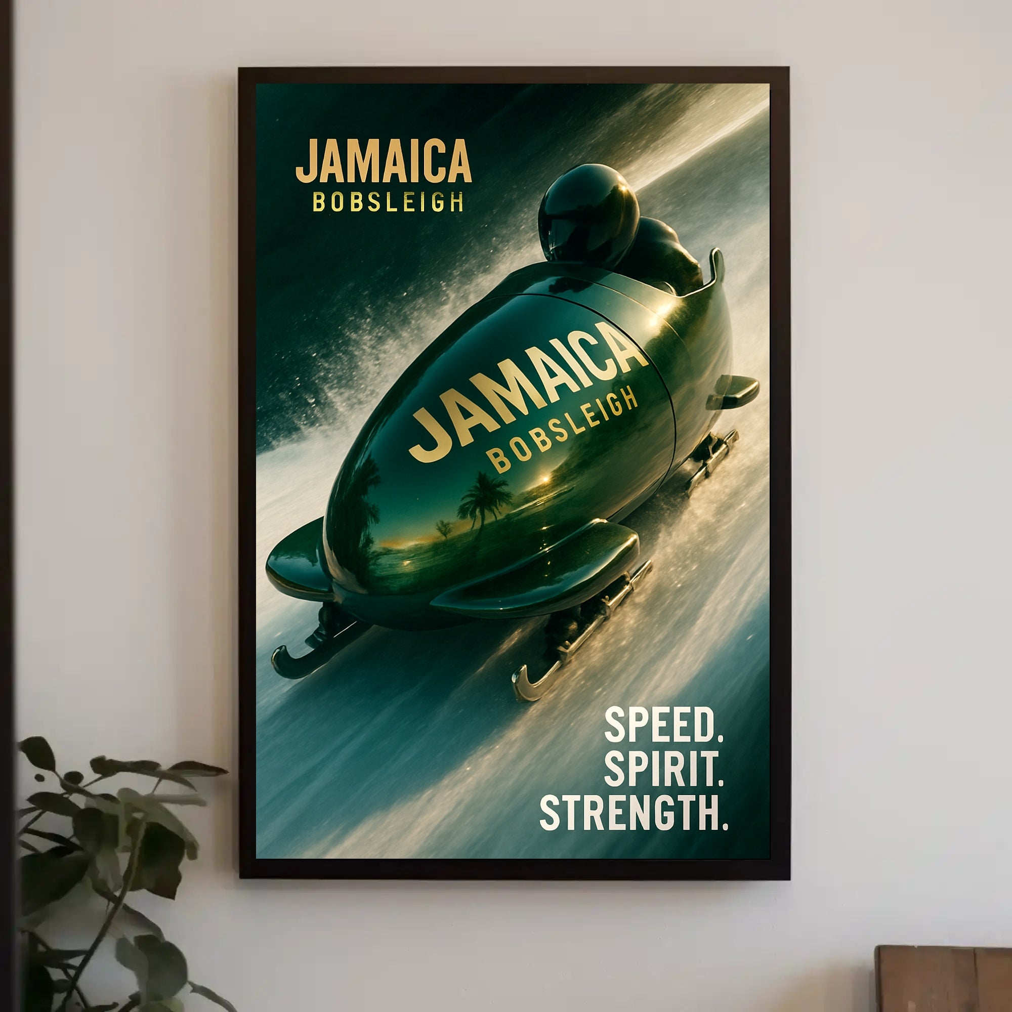 Jamaica Bobsleigh Poster