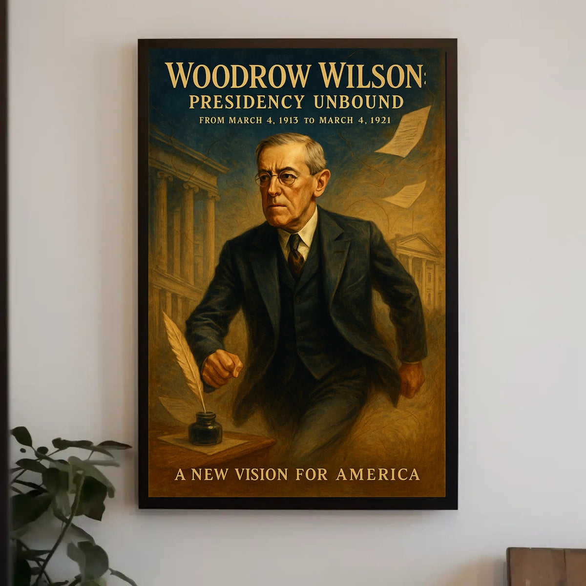 Woodrow Wilson Presidency Unbound Poster