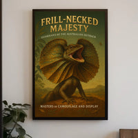 Frill-Necked Majesty Poster