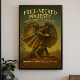 Frill-Necked Majesty Poster