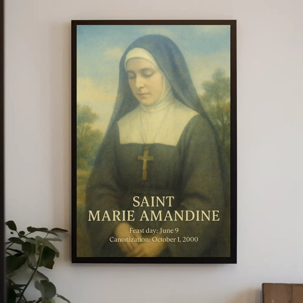 Saint Marie Amandine Poster