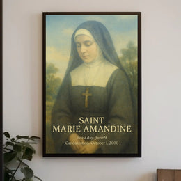 Saint Marie Amandine Poster