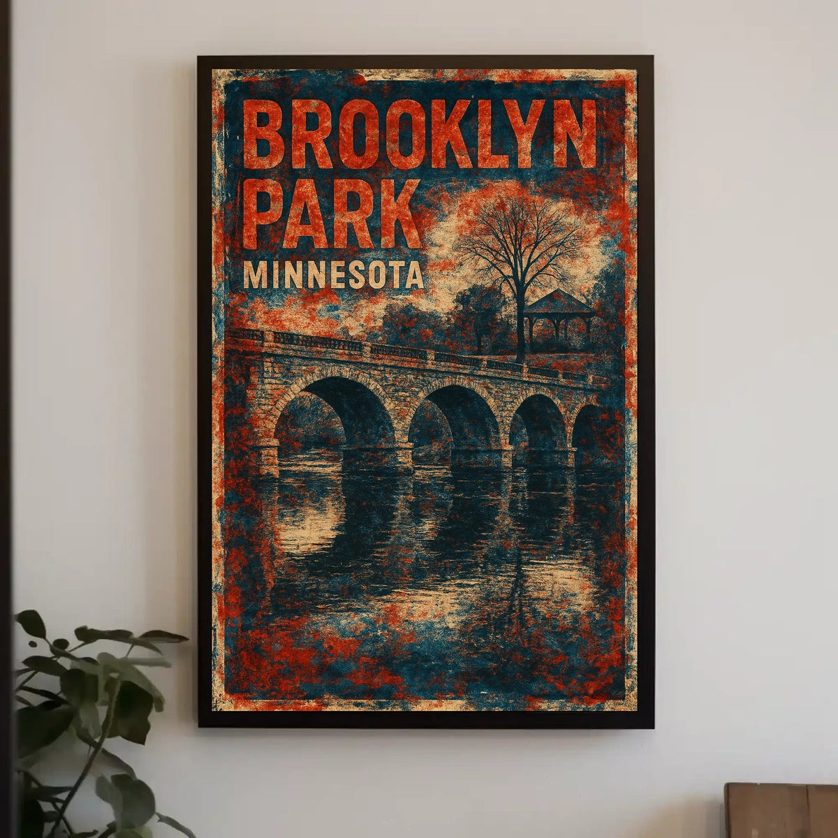 Brooklyn Park Minnesota Scenic Wanderlust Poster