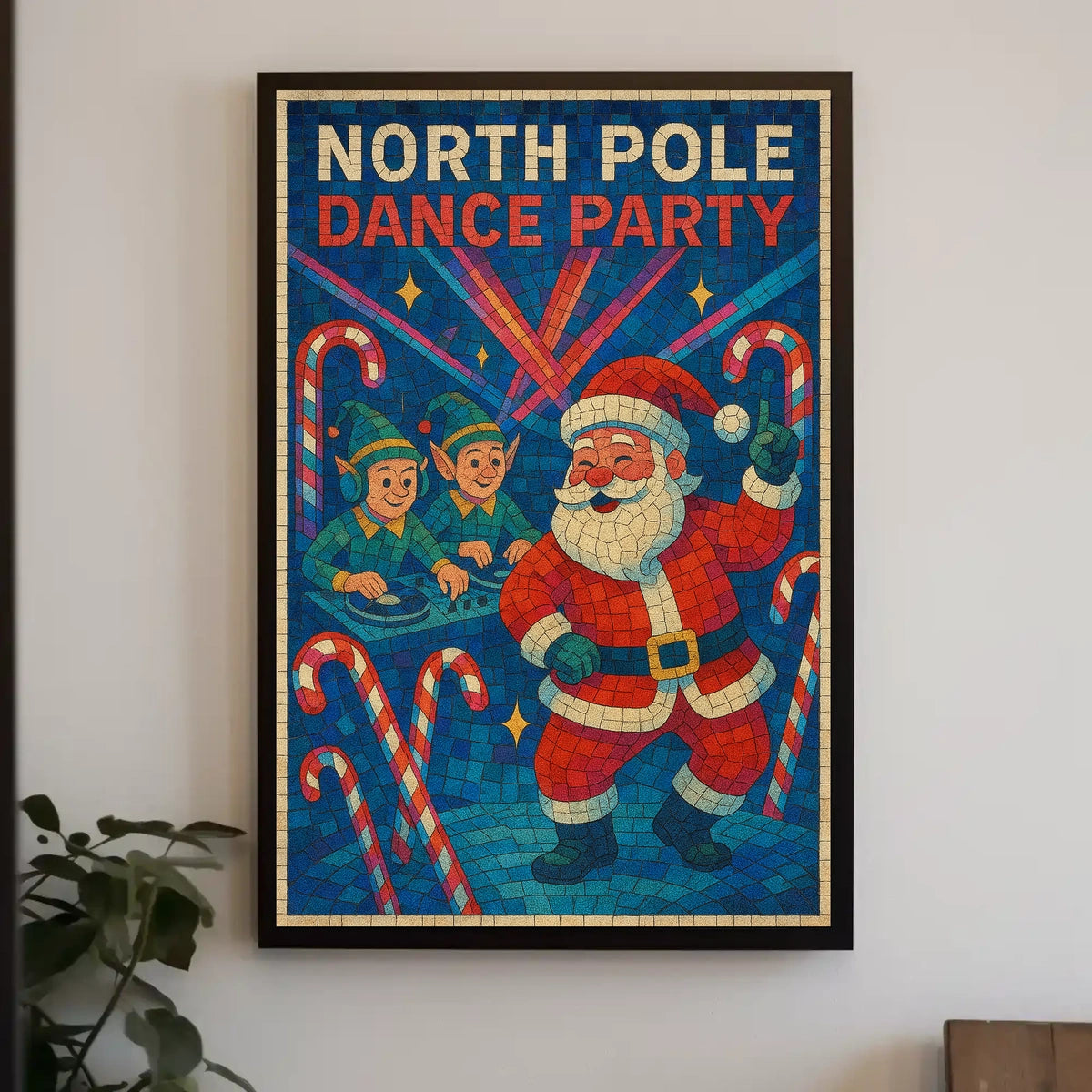 North Pole Dance Party Poster