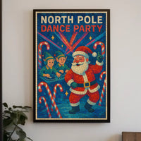 North Pole Dance Party Poster