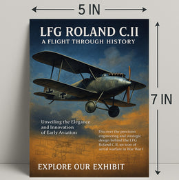 LFG Roland C.II A Flight Through History Poster PosterGoat