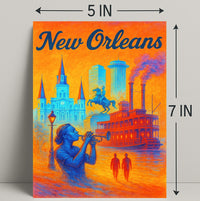 New Orleans Vibes Poster PosterGoat