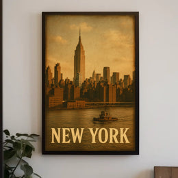 New York City Skyline Poster