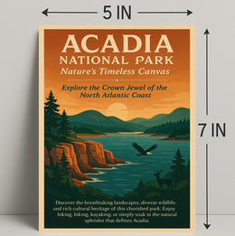 Acadia National Park Scenic Adventure National Park Poster