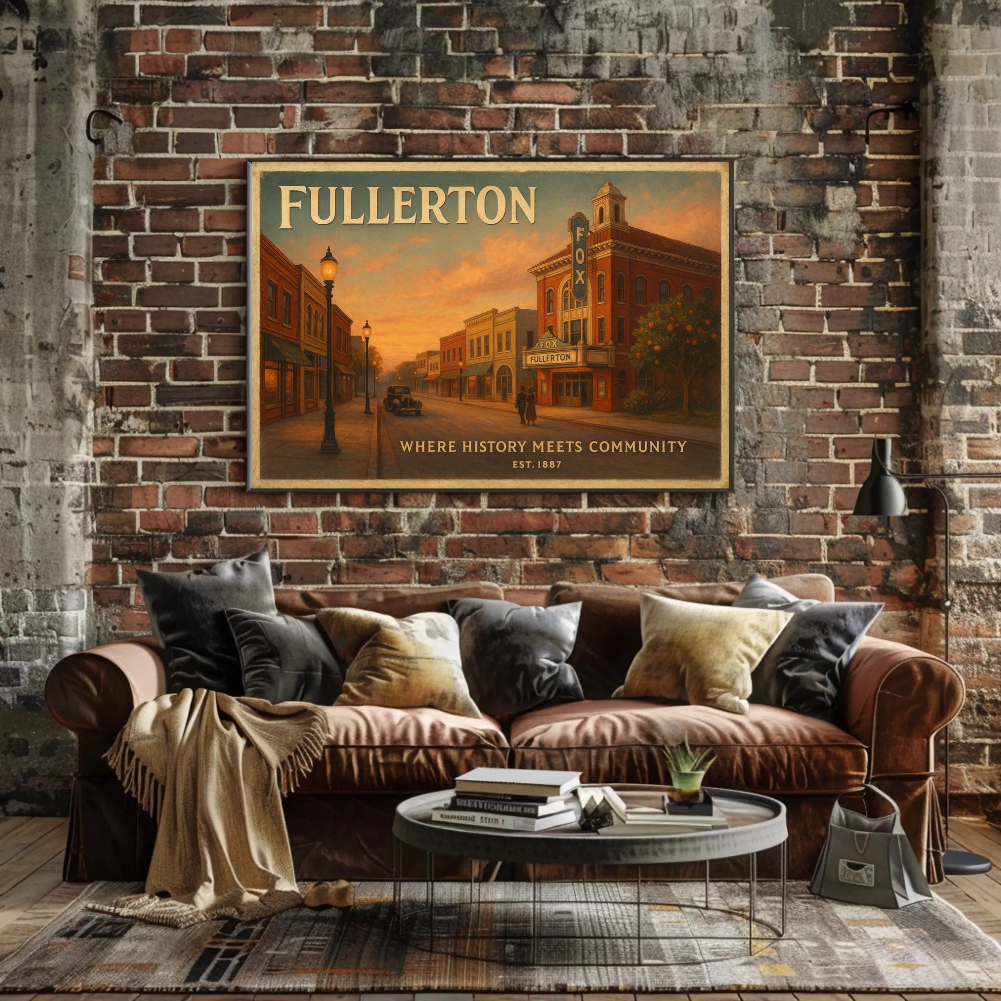 Fullerton History Community Travel Poster