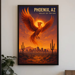 Phoenix, AZ Valley of the Sun Poster