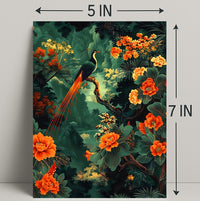 Tropical Paradise Bird Art Print - Animal Poster