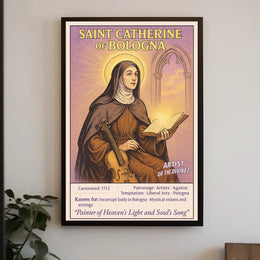 Saint Catherine of Bologna Poster PosterGoat