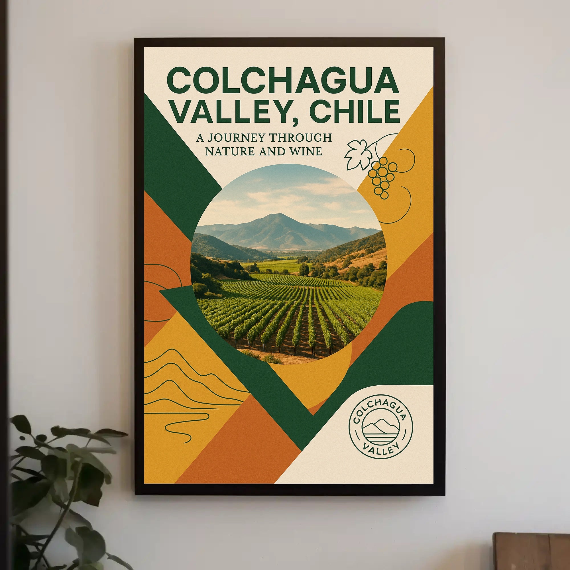 Colchagua Valley, Chile  A Journey Through Nature and Wine Poster PosterGoat