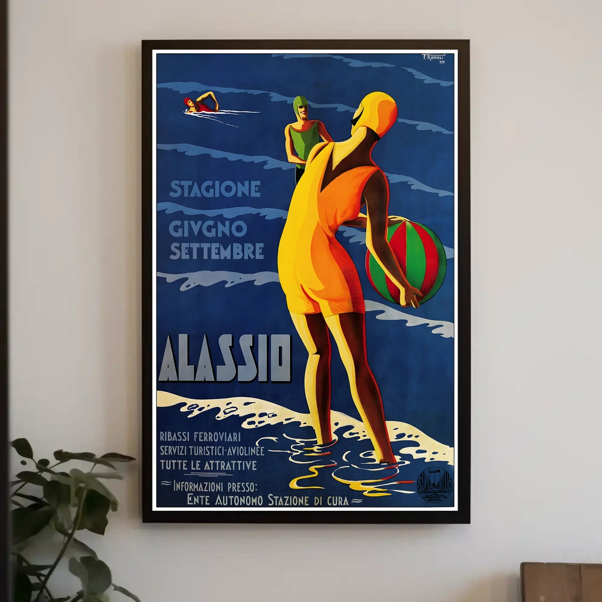 Alassio Summer Season Promotion Poster