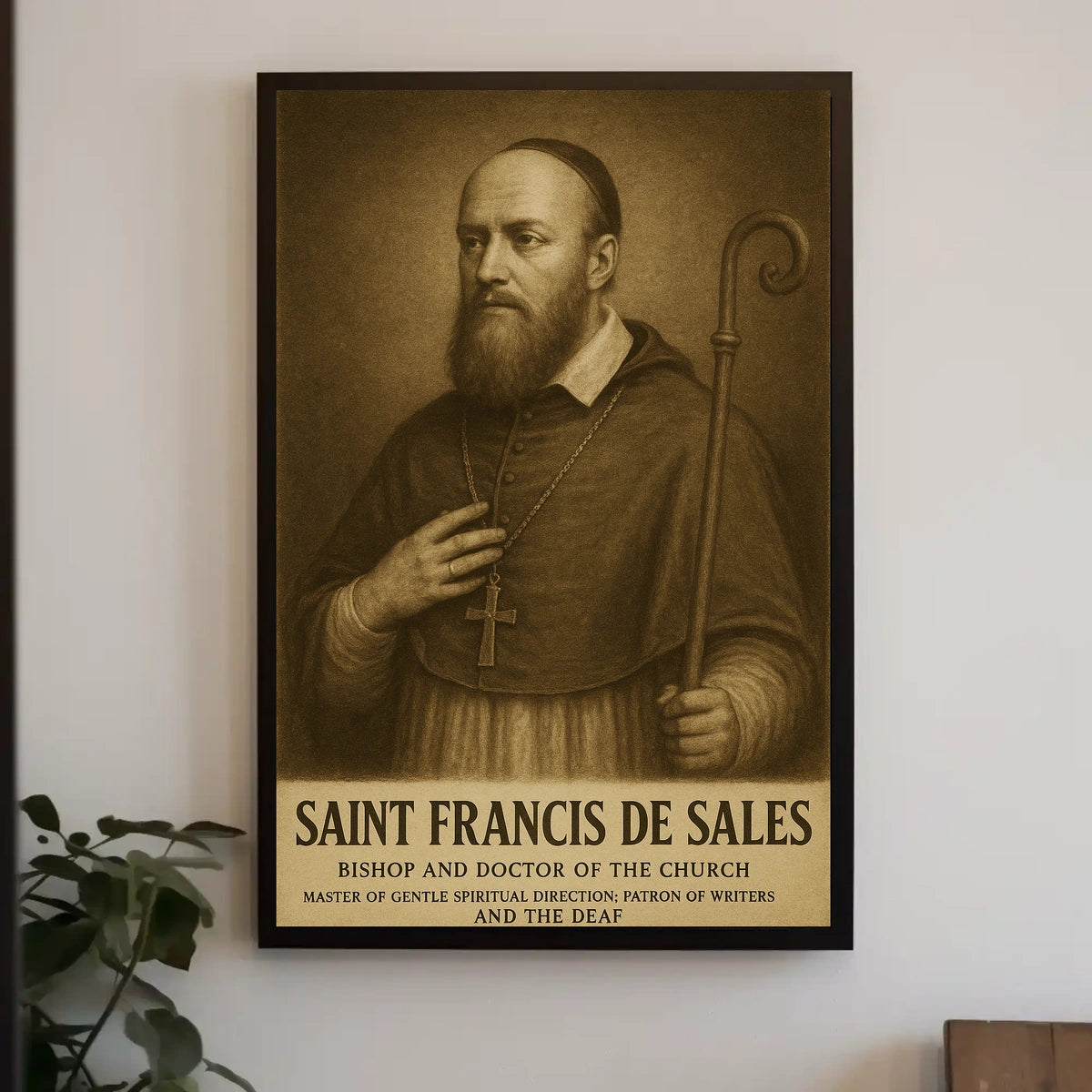 Saint Francis De Sales Patron Of Poster