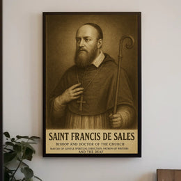 Saint Francis De Sales Patron Of Poster