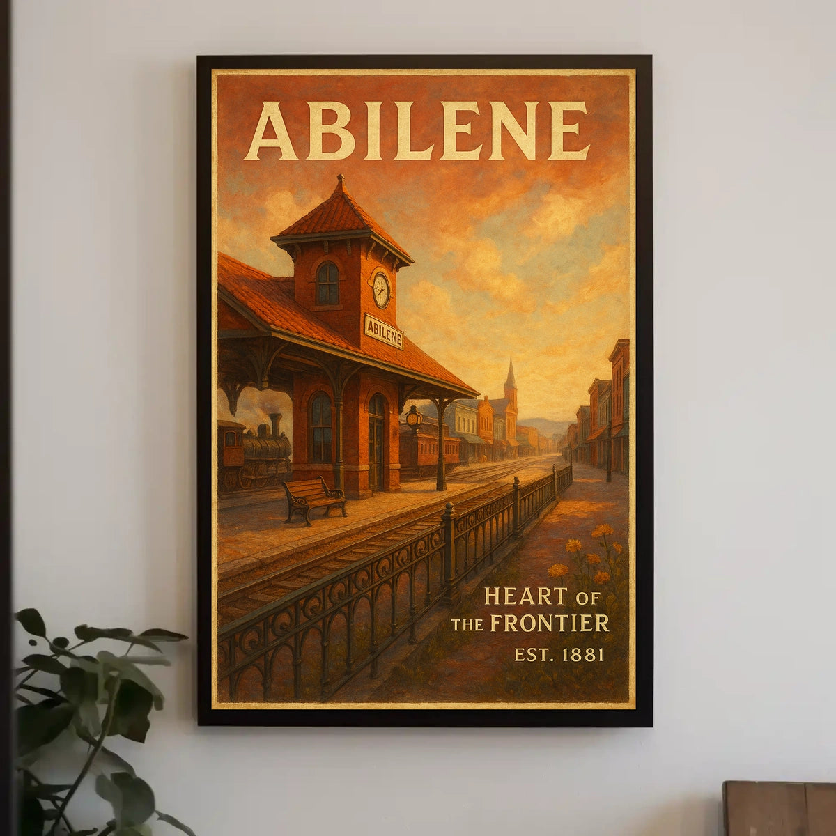 Abilene Heart of the Frontier Poster