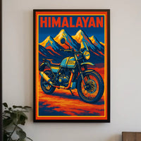 Royal Enfield Himalayan Adventure Poster