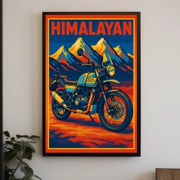 Royal Enfield Himalayan Adventure Poster