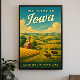 Welcome to Iowa Poster