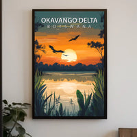 Okavango Delta Botswana Poster