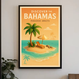 Discover The Bahamas Poster