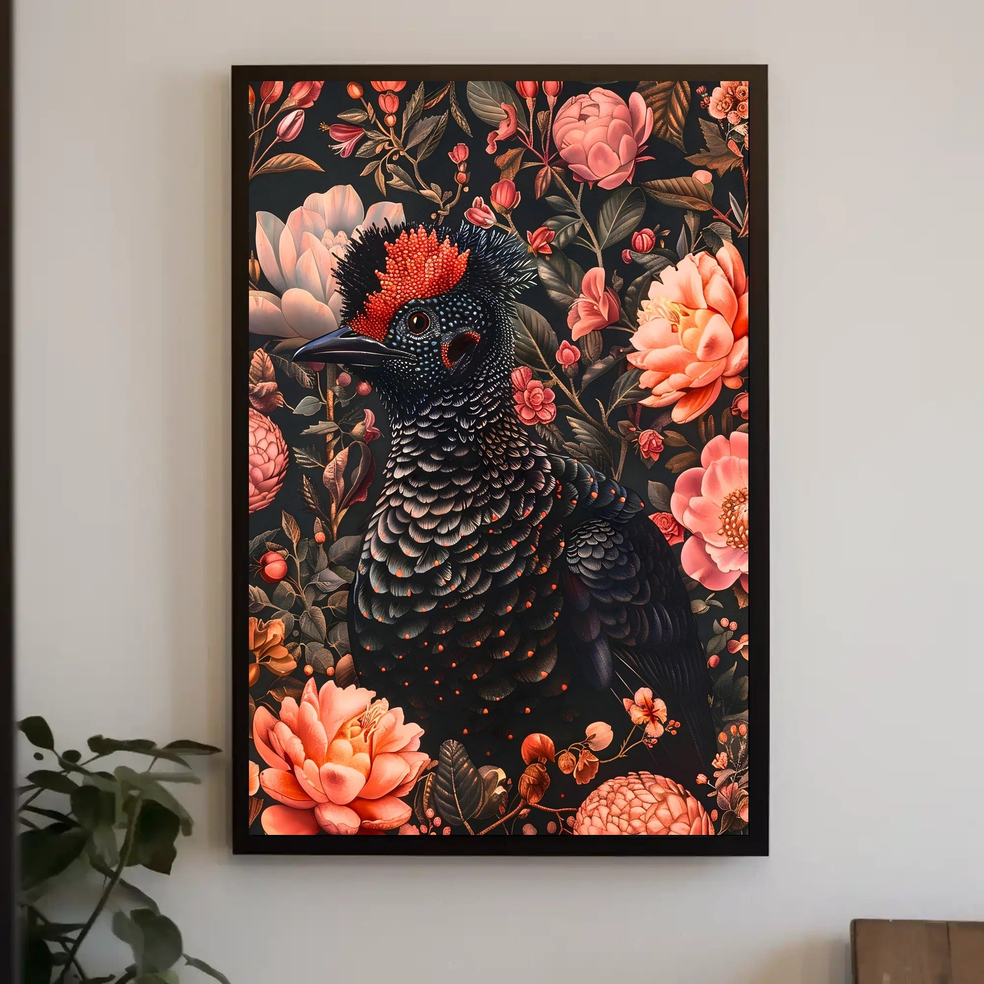 Floral Majesty Wall Art Print for Home Decor
