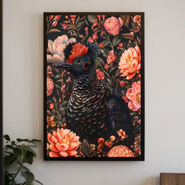 Floral Majesty Wall Art Print for Home Decor