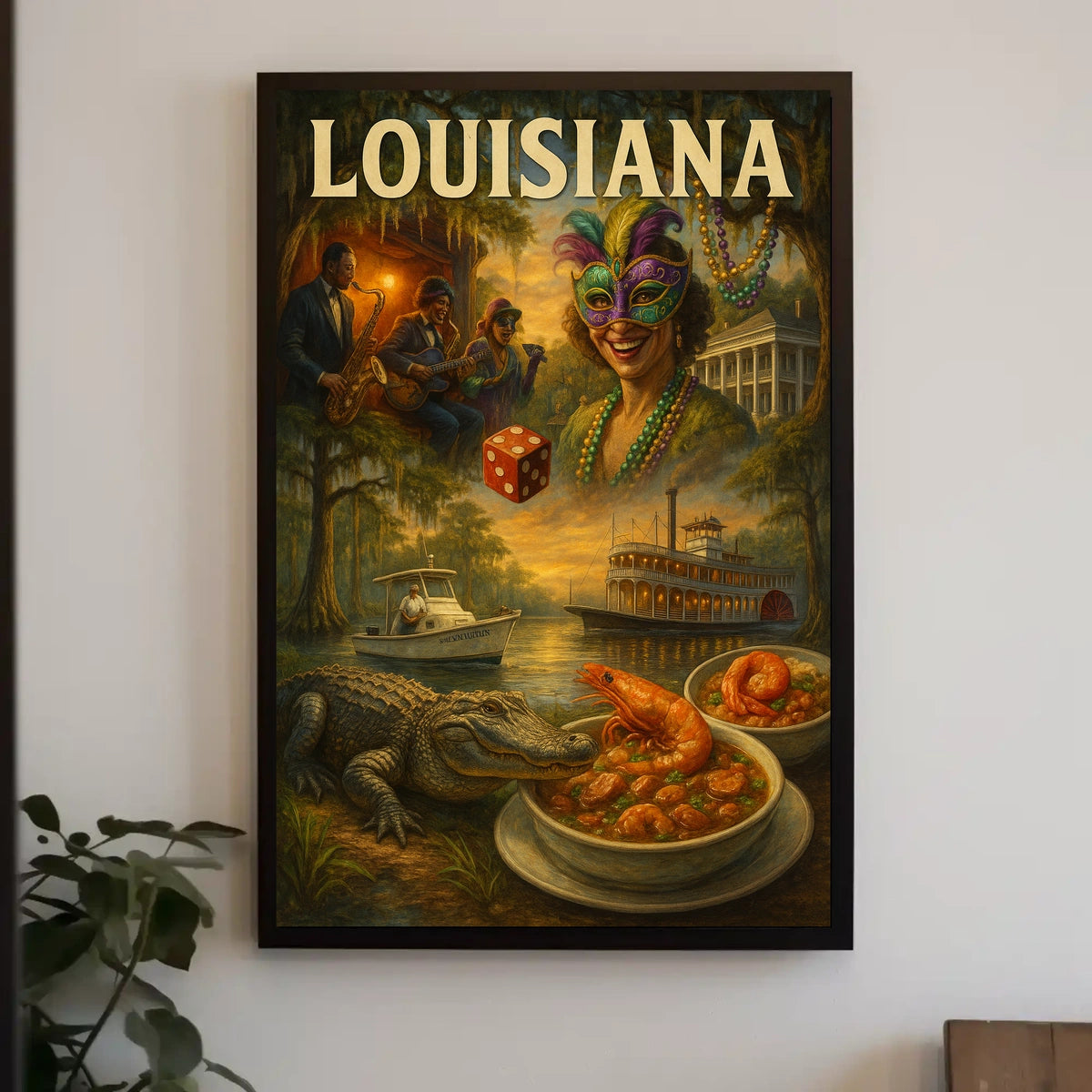 Louisiana Celebration Poster