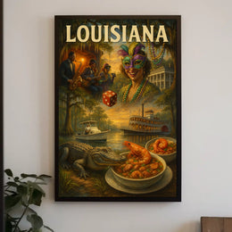 Louisiana Celebration Poster