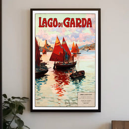 Lago Di Garda Travel Poster
