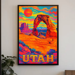 Vibrant Utah Landscape Poster