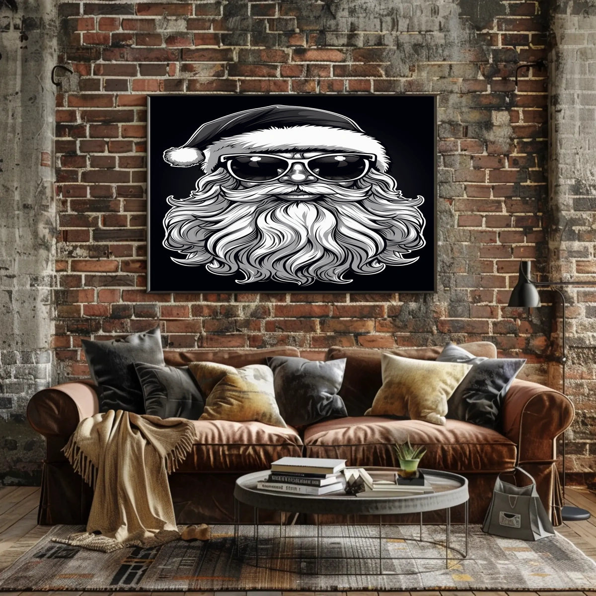 Cool Santa Vibes Poster