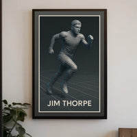 Jim Thorpe Legendary Athlete Poster